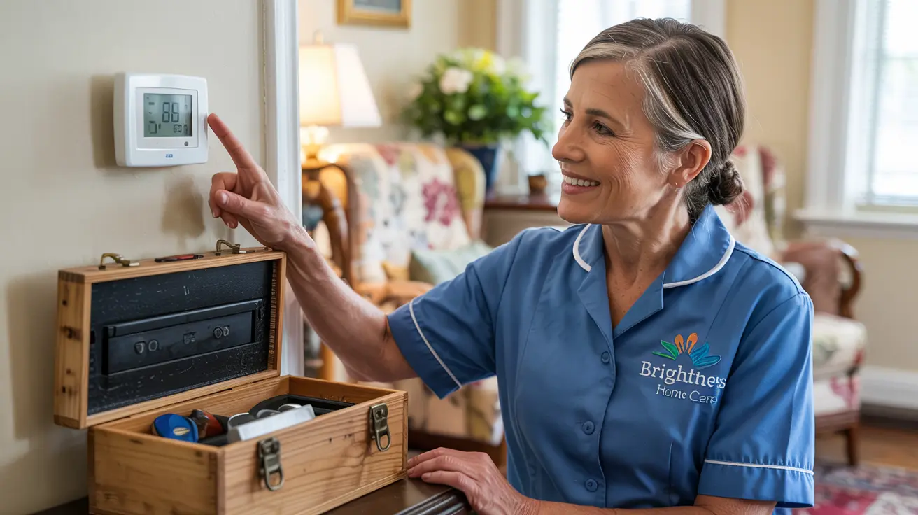 Brightness Home Care LLC staff providing senior home maintenance in Indianapolis